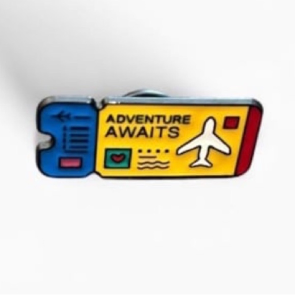Adventure Awaits Enamel Pin